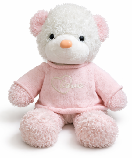 Cute Pink Valentine Day Love Teddy Plush Toy
