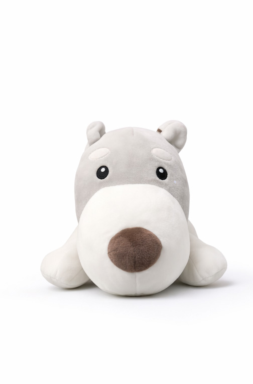 Grey Doggo Plush Toy